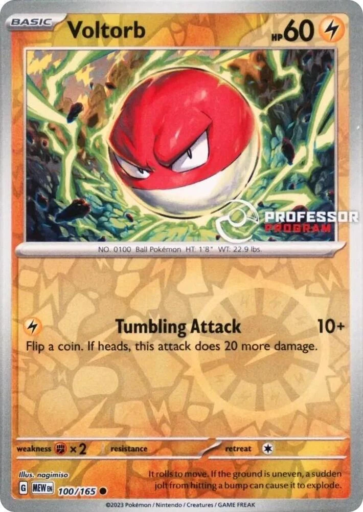 Voltorb (Professor Program Stamp), 100/165