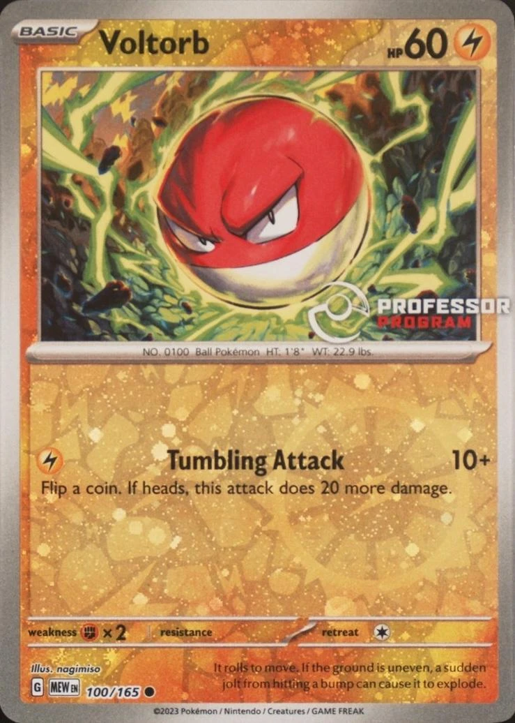 Voltorb (Professor Program Mentor Stamp), 100/165