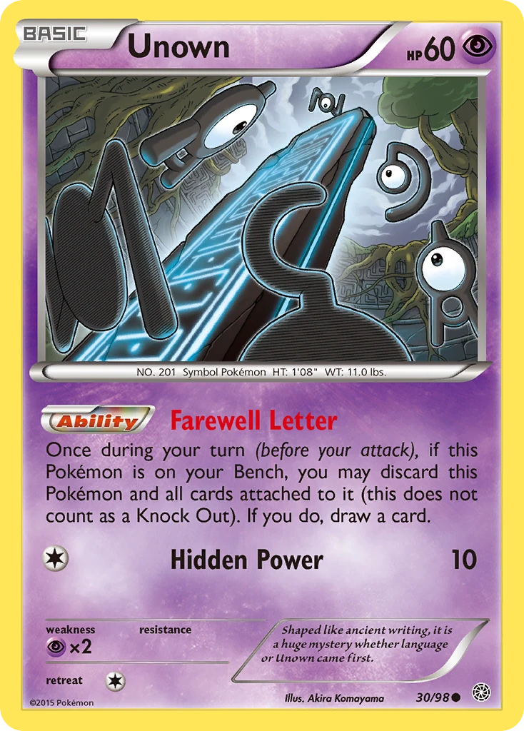 Unown, 030/098