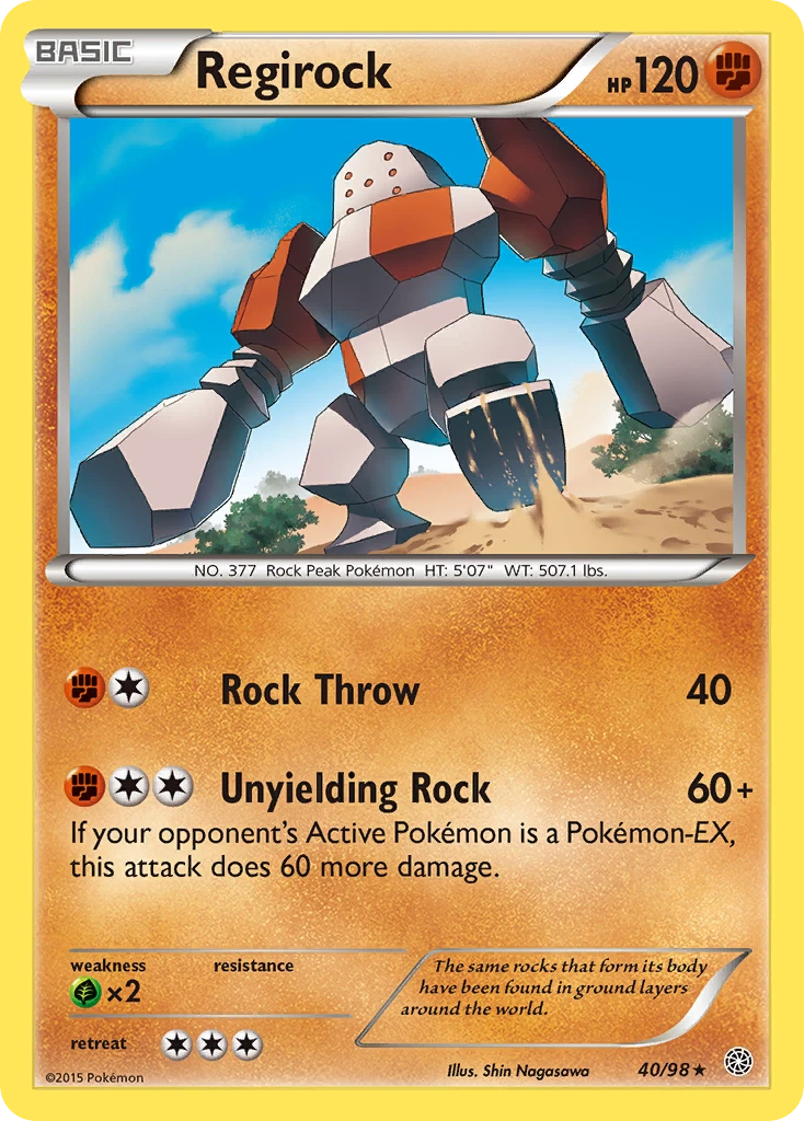Regirock, 040/098