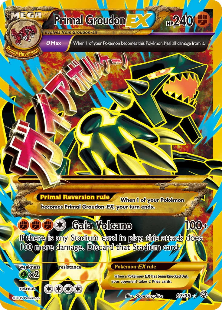 Primal Groudon-EX, 097/098