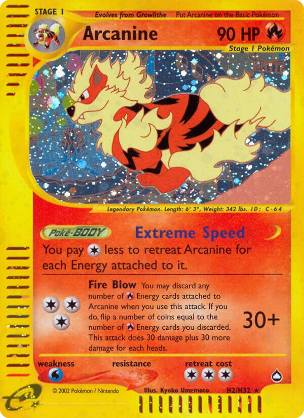 Arcanine, H02/H32