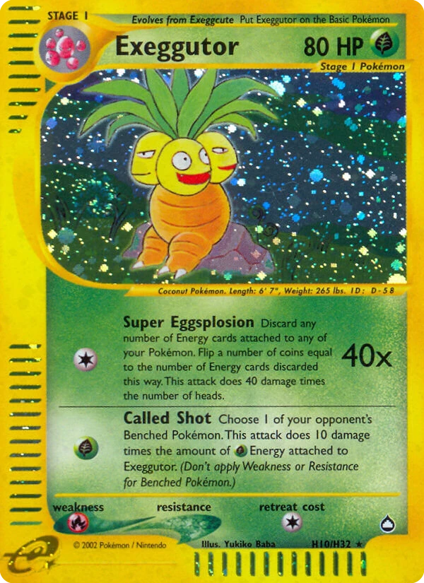 Exeggutor, H10/H32