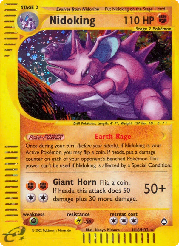 Nidoking, H18/H32