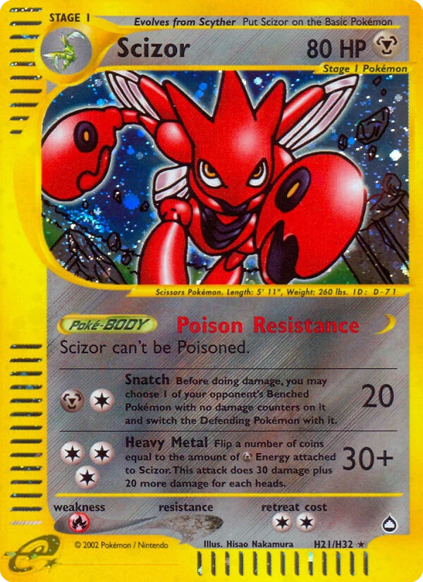 Scizor, H21/H32