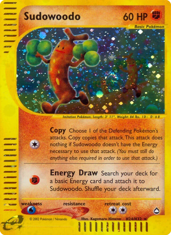 Sudowoodo, H24/H32