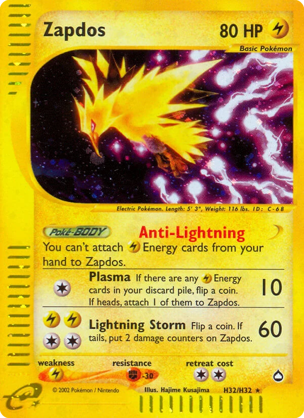 Zapdos, H32/H32