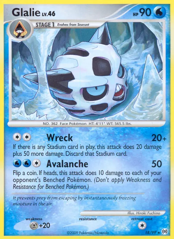 Glalie, 18/99