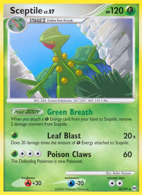 Sceptile, 30/99