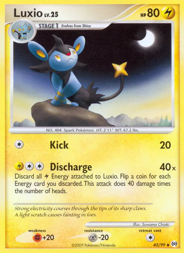 Luxio, 43/99