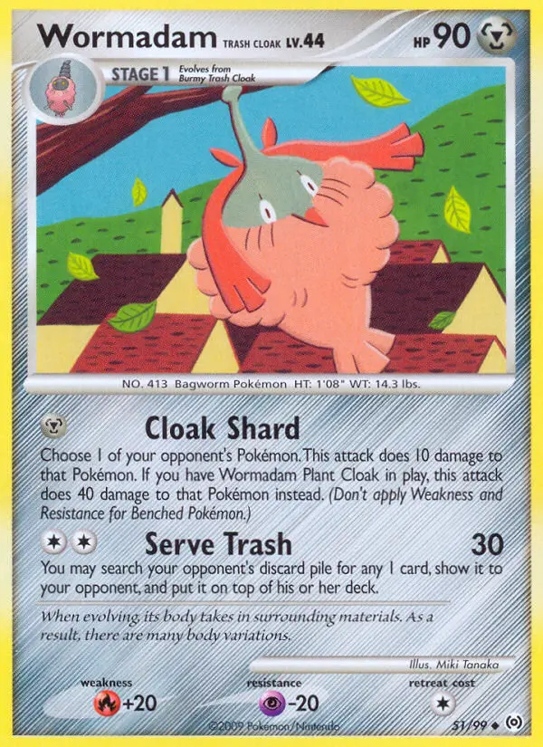 Wormadam Trash Cloak, 51/99