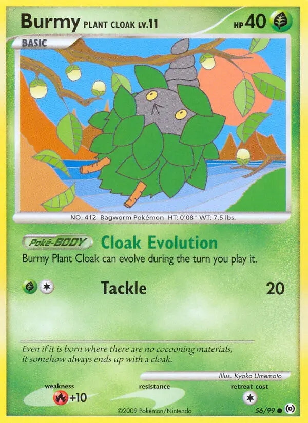 Burmy Plant Cloak, 56/99
