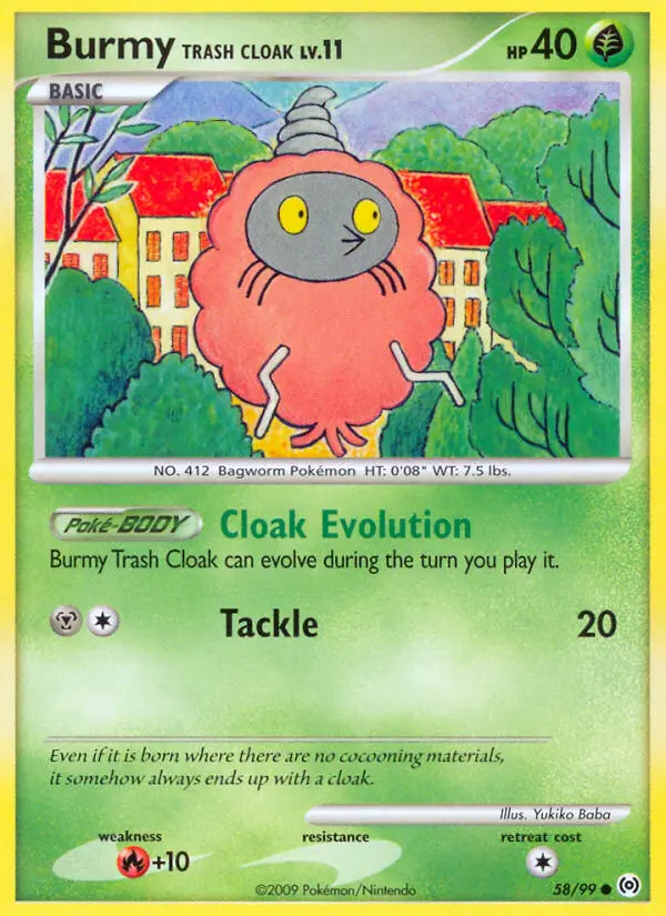 Burmy Trash Cloak, 58/99