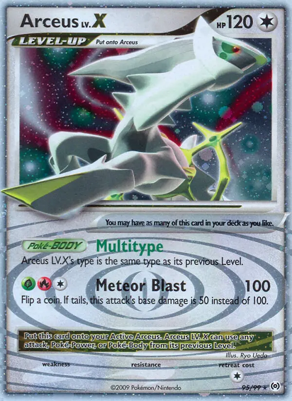 Arceus LV. X, 95/99