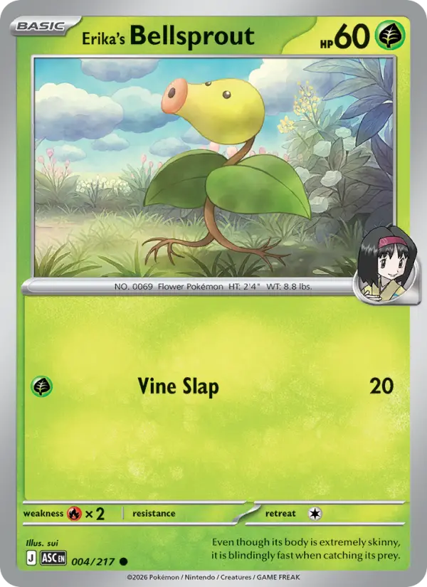 Erika's Bellsprout, 004/217