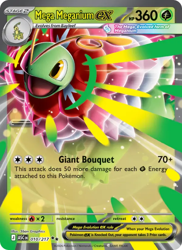 Mega Meganium ex, 010/217
