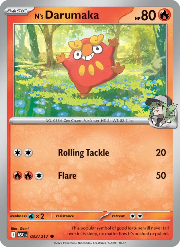N's Darumaka, 032/217