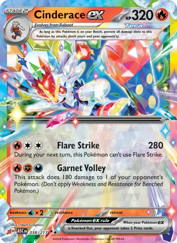 Cinderace ex, 038/217