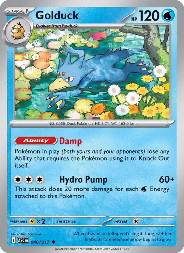 Golduck, 040/217