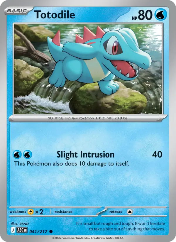 Totodile, 041/217