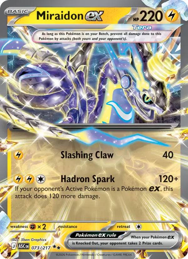 Miraidon ex, 073/217