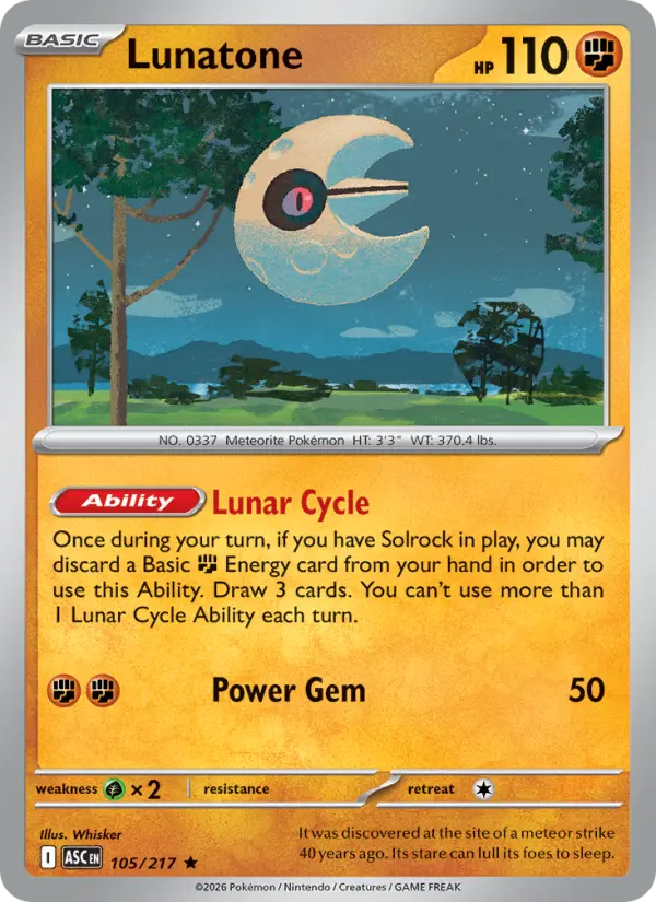 Lunatone, 105/217