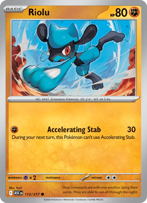 Riolu, 112/217
