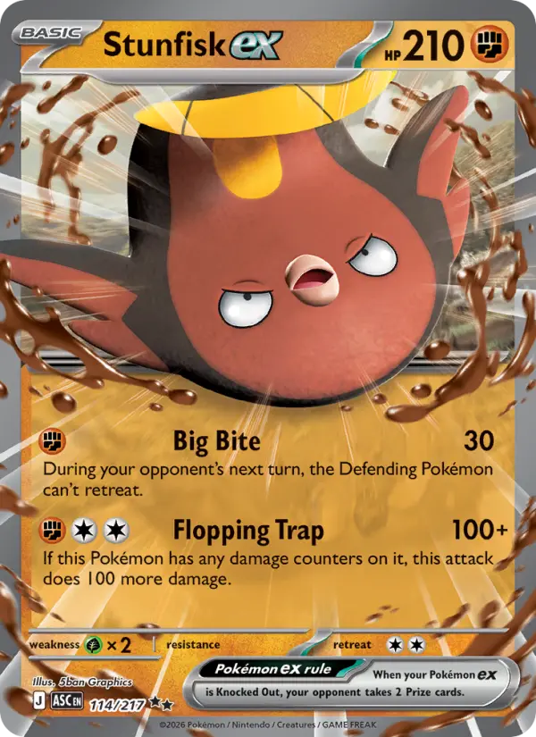 Stunfisk ex, 114/217