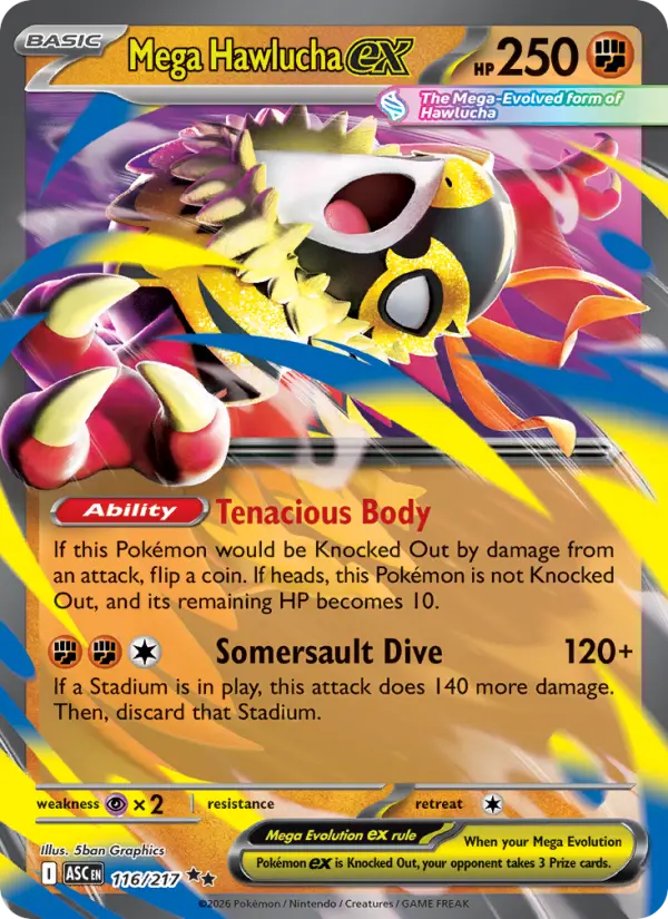 Mega Hawlucha ex, 116/217