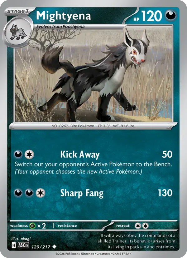 Mightyena, 129/217