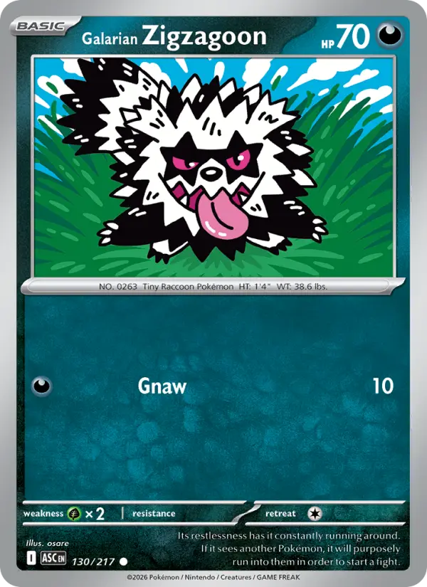 Galarian Zigzagoon, 130/217