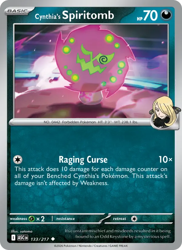 Cynthia's Spiritomb, 133/217