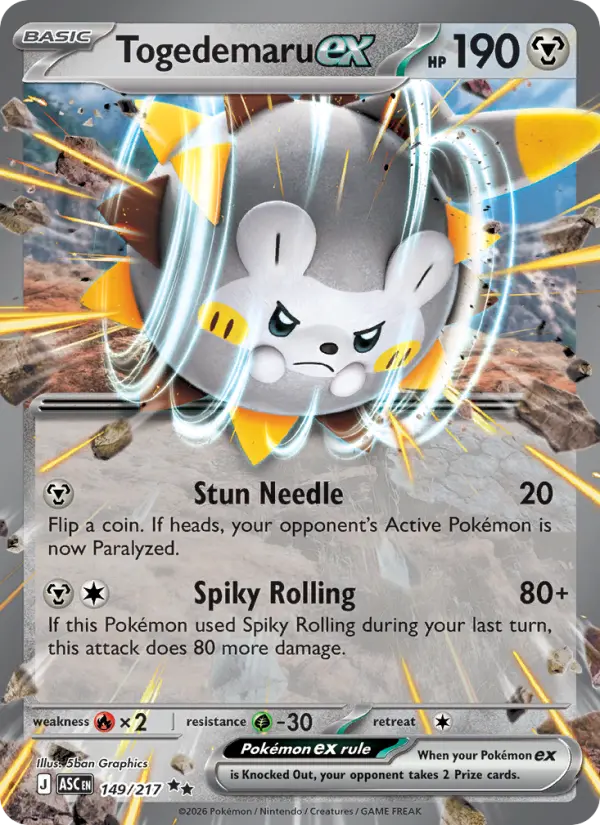 Togedemaru ex, 149/217