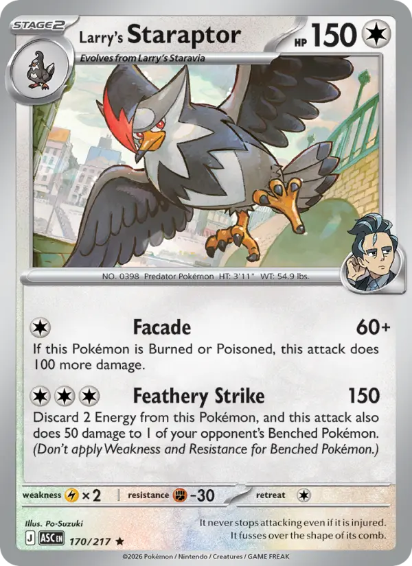 Larry's Staraptor, 170/217