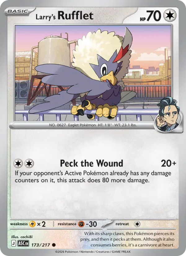 Larry's Rufflet, 173/217