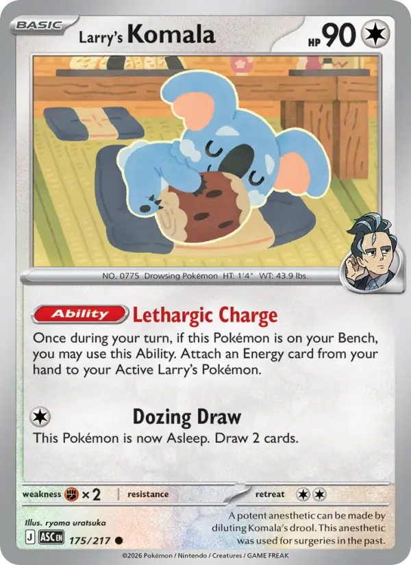 Larry's Komala, 175/217