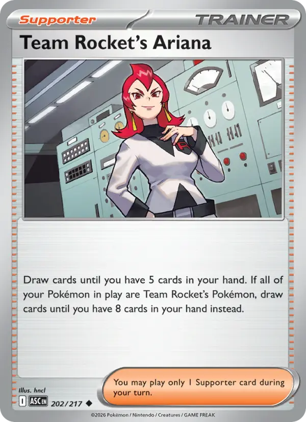 Team Rocket's Ariana, 202/217