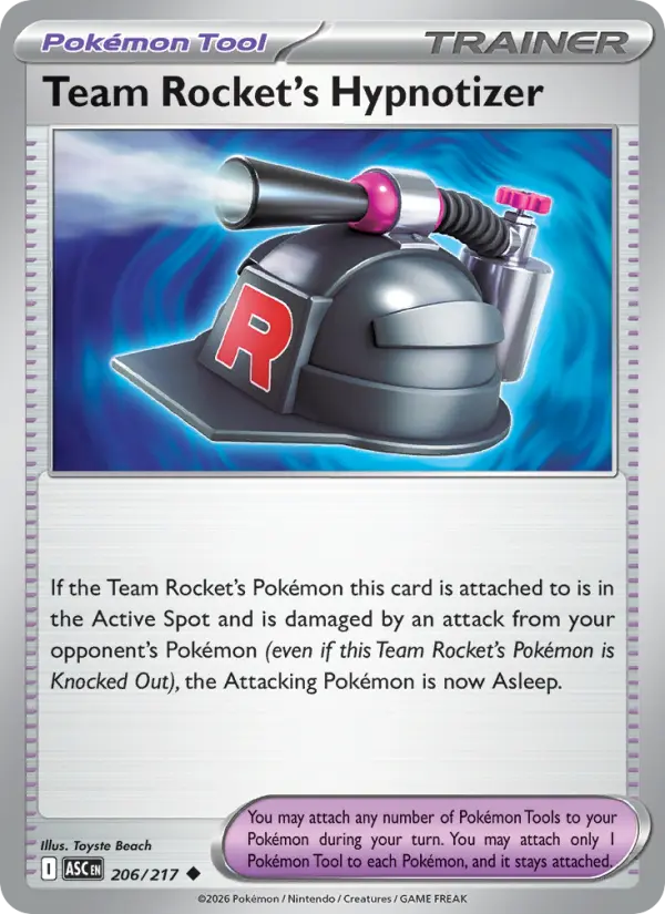 Team Rocket's Hypnotizer, 206/217