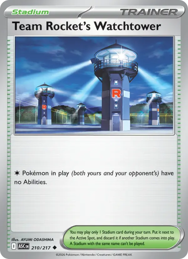 Team Rocket's Watchtower, 210/217