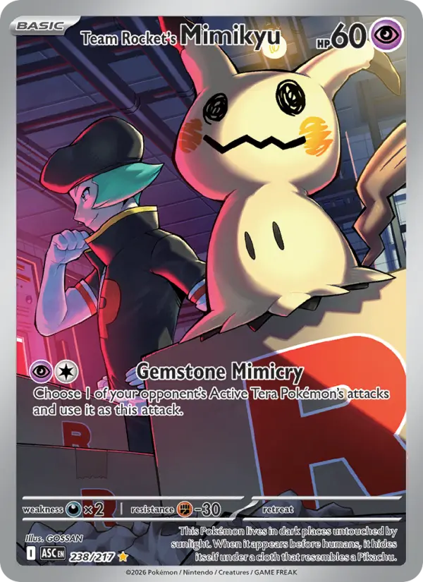 Team Rocket's Mimikyu, 238/217
