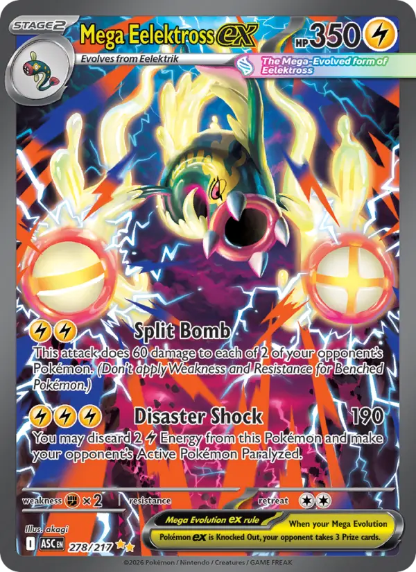 Mega Eelektross ex, 278/217