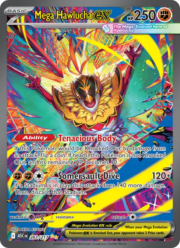 Mega Hawlucha ex, 283/217