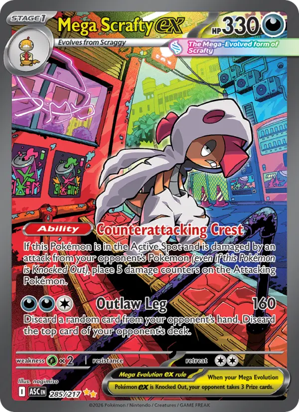 Mega Scrafty ex, 285/217