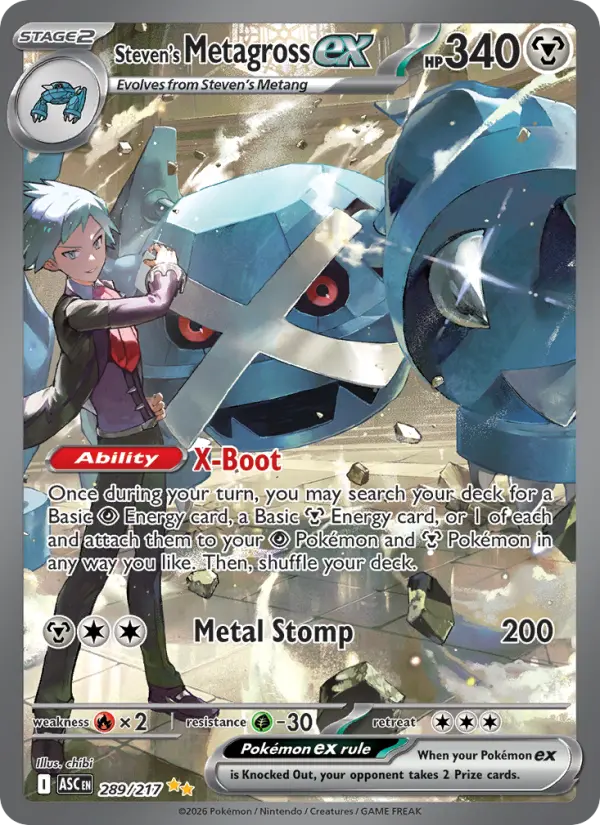 Steven's Metagross ex, 289/217