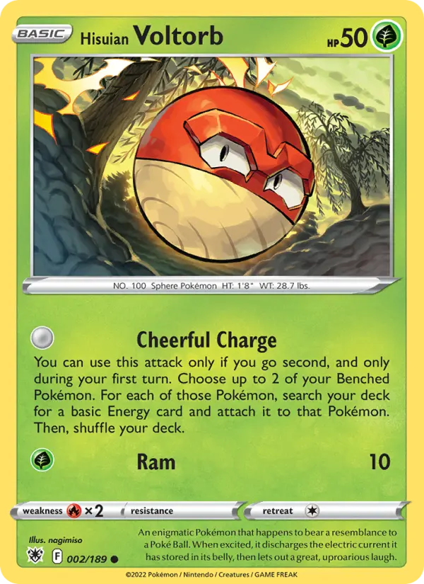 Hisuian Voltorb, 002/189