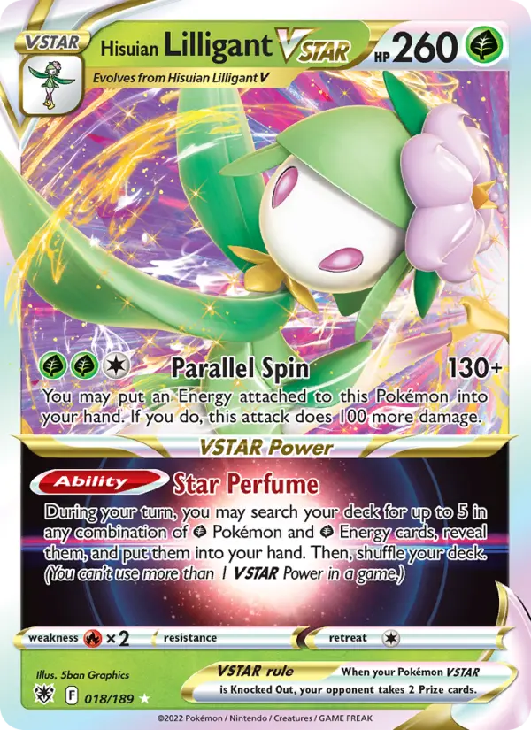 Hisuian Lilligant VSTAR, 018/189