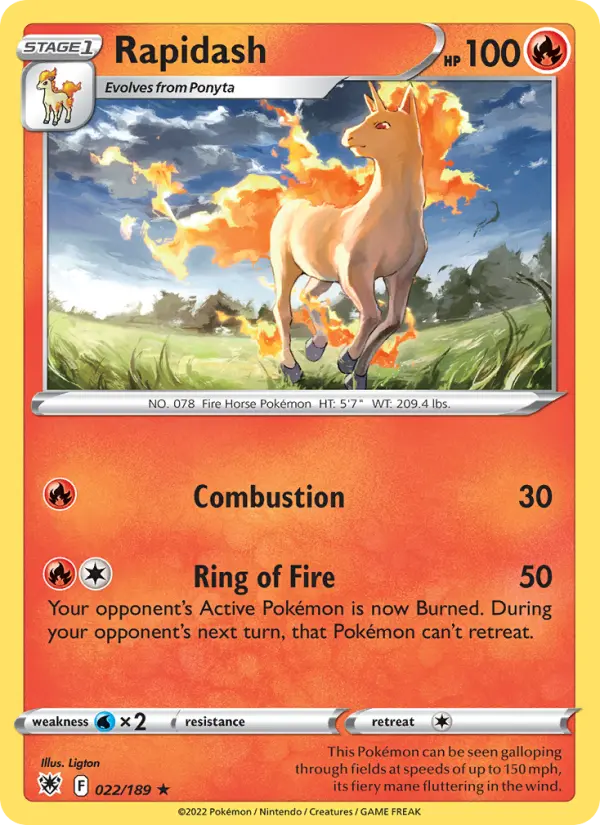 Rapidash, 022/189