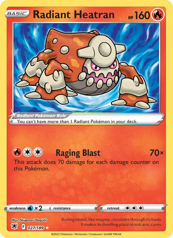Radiant Heatran, 027/189