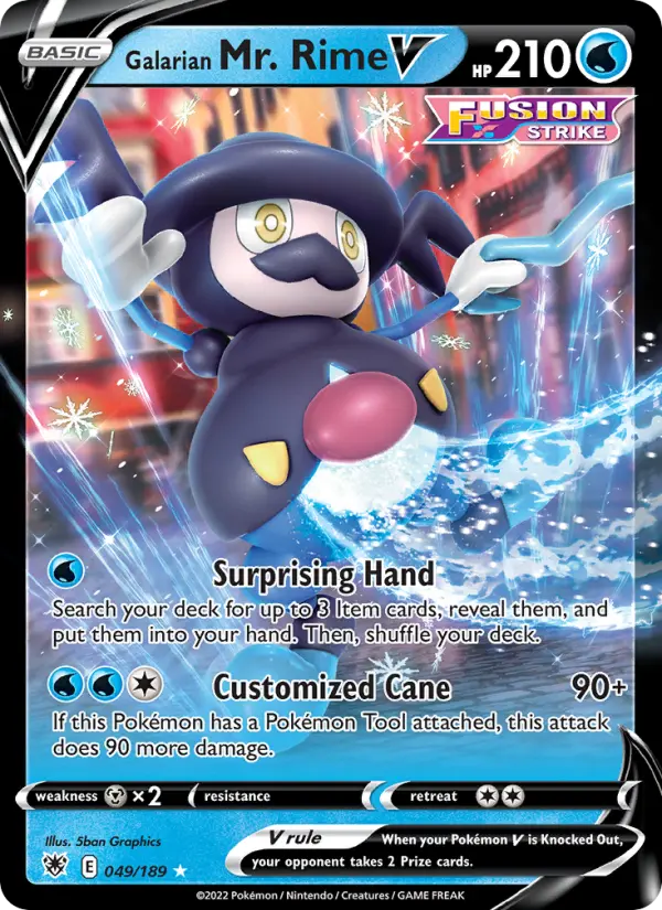 Galarian Mr. Rime V, 049/189