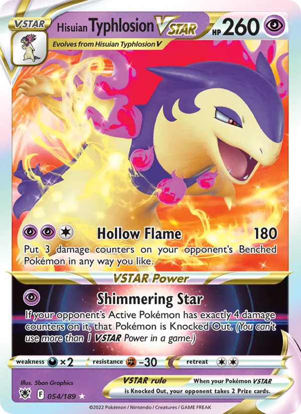 Hisuian Typhlosion VSTAR, 054/189